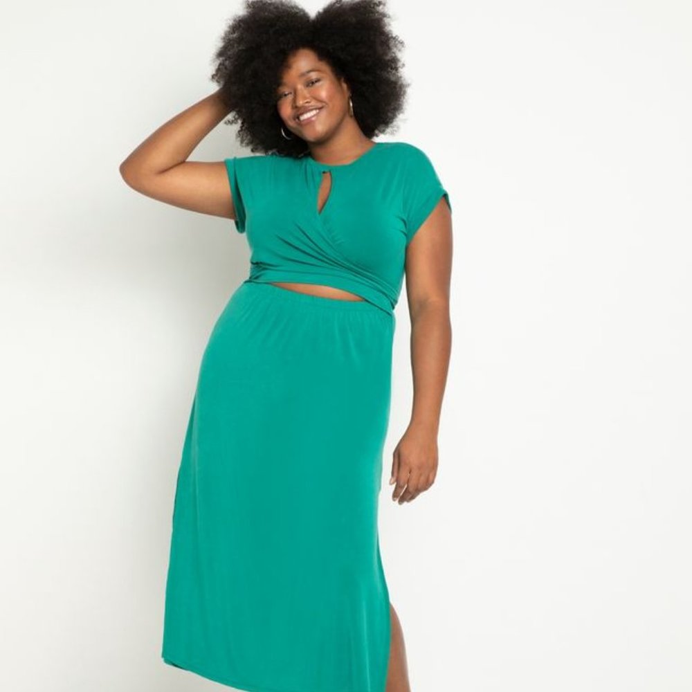 Cinched Bodice Dress (by Eloquii)